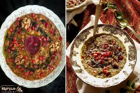 طرز تهیه آش انار مخصوص شب یلدا / یه غذای سنتی خوش آب و رنگ که حرف نداره