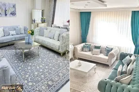 ست کردن فرش و مبل برای شکیل کردن هر چه بیشتر دکوراسیون / روش خانوم های با سلیقه و شیک