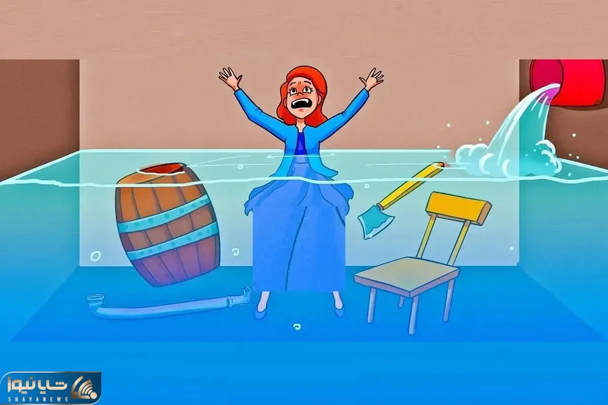 بازی فکری؛ این خانم چطور خودش رو نجات بده؟