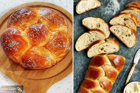 طرز تهیه نون شیرمال بدون فر / این نون خوشمزه واسه صبحونه و عصرونه حرف نداره