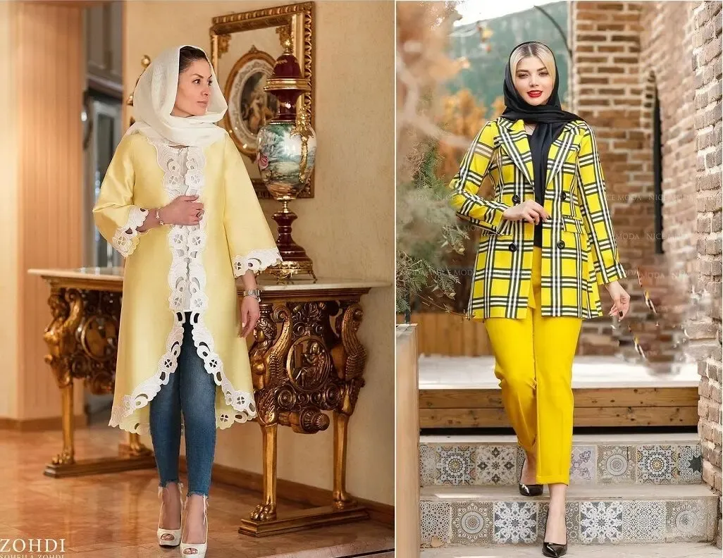 جذاااب جان حیف نیست بهار مانتوی زرد نپوشی؟ کلی ایده نااااب که هم خوشگل شی هم باکلاس!