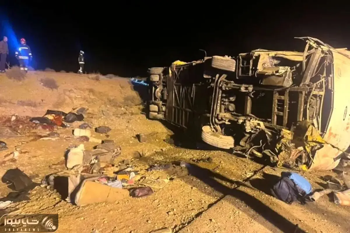 جزئیات حادثه تصادف مرگبار اتوبوس در نطنز