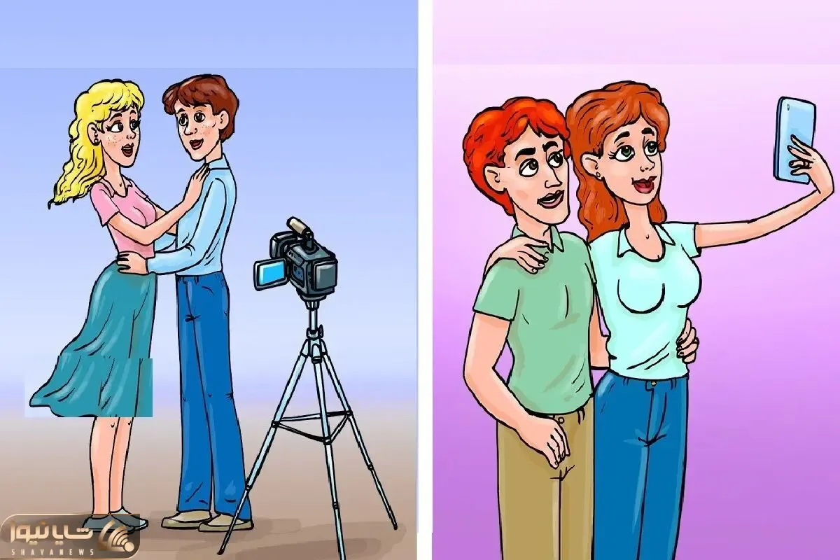هوش تصویری؛ اگه واقعا زدی رو دست باهوشا بگو کدوم از این آقاو خانوما زن و شوهر واقعین؟