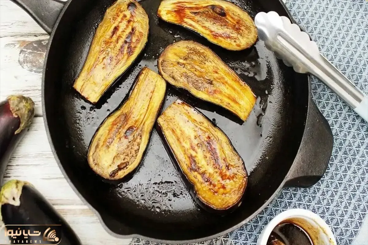 آموزش آشپزی؛ رازهای سرخ کردن بادمجان بدون جذب روغن + 3 تا ترفند مهم