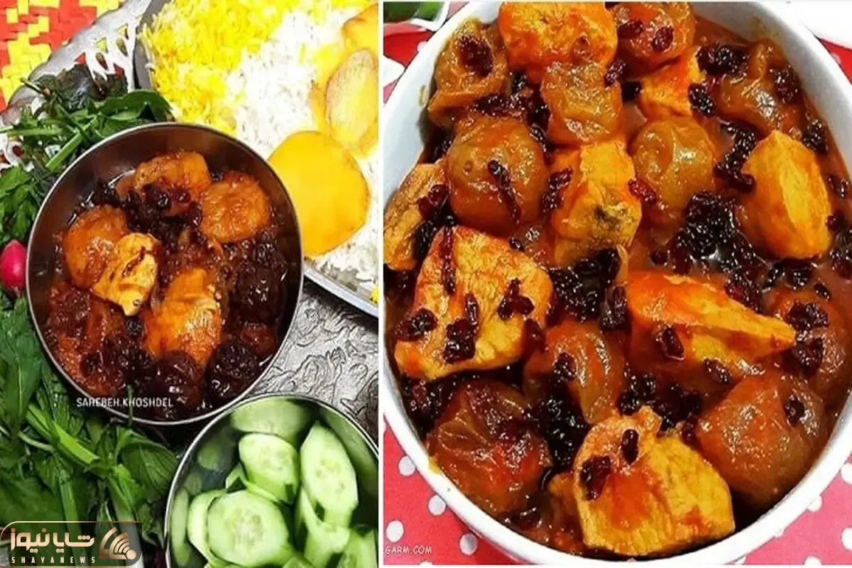 طرز تهیه خورش شیرین قاتق به روش اصیل گیلانی / طبخ غذای محلی با بهترین دستور