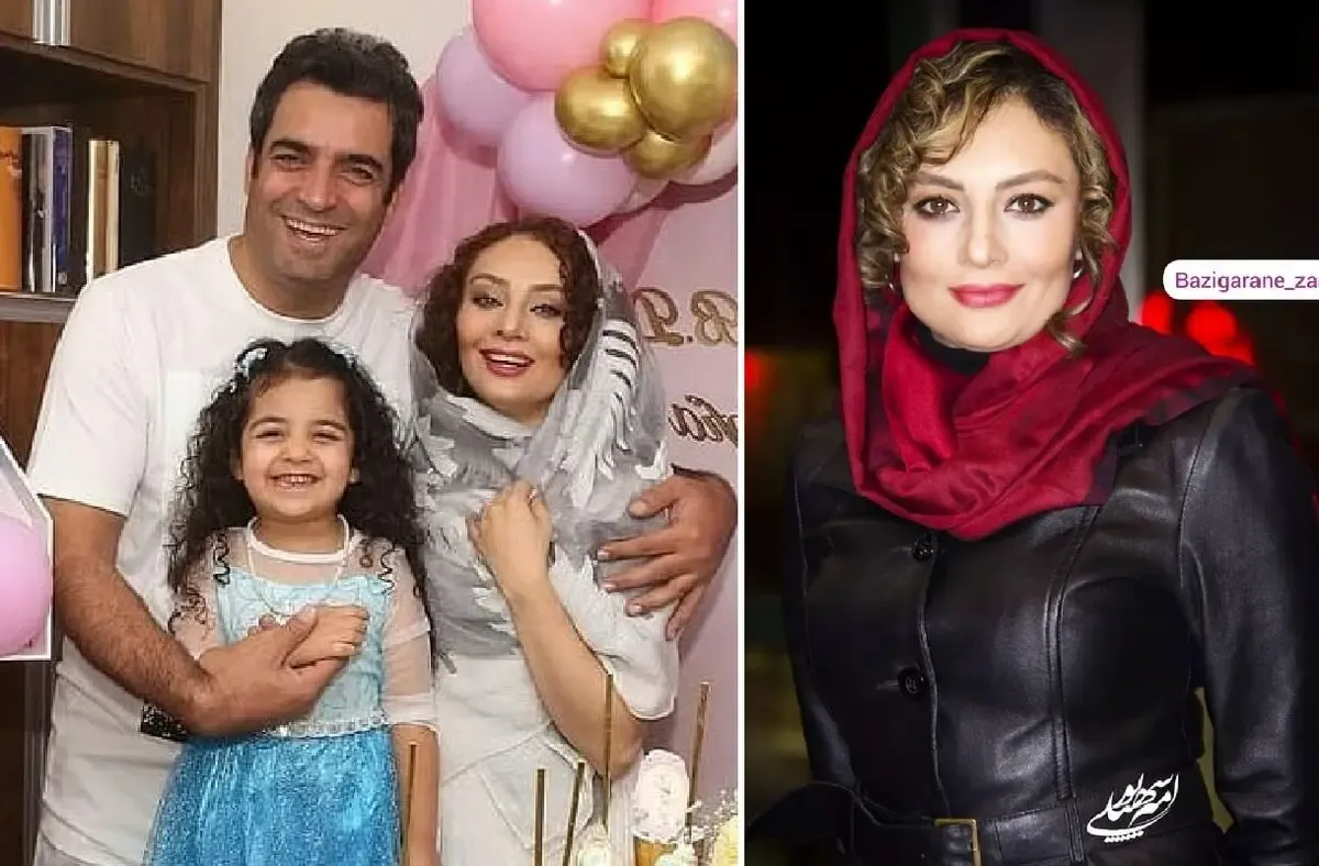 صحنه حرف و حدیث داری که یکتا ناصر پخش کرد؛ شوهرش بوسی پدرانه به گونه دخترش گذاشت!