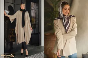 اینجوری لباس پوشیدن کار هر کسی نیست؛ استایل تابستونی رو با مانتو کرم شیک تجربه کنید