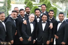 (عکس) رونمایی محمد رضا گلزار از باباش تو عروسیش