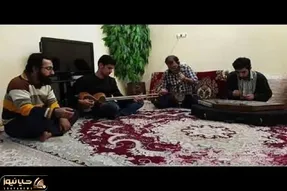 آواز خیابانی؛ جوونای خوش ذوقی که به زیبایی آهنگ ای ساقی آرامم کن استاد گلپا رو خوندند