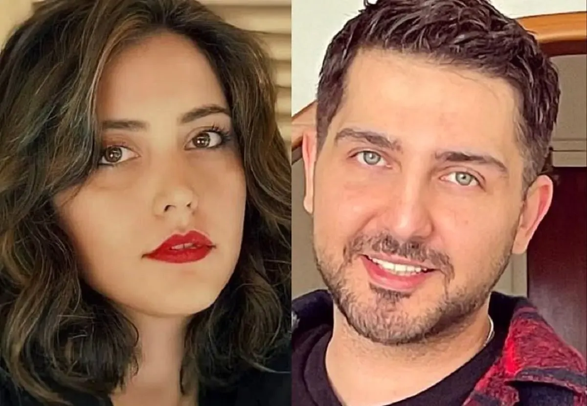 سارای «ملکه گدایان» با رژی قرمز در کنار شوهرش!