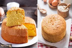 طرز تهیه کیک دو تخم مرغی / کیک خونگی ساده و خوشمزه با پف زیاد