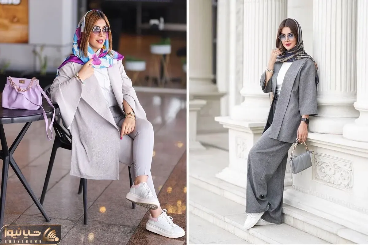یه عالمه استایل شیک با مانتوی طوسی؛ با پادشاه رنگ های مکمل یه استایل بساز خفففن
