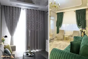 انتخاب پرده با طراحی خاص مناسب پذیرایی شیک؛ رایج ترین نکات مخصوص متراژ 50 تا 500 متری