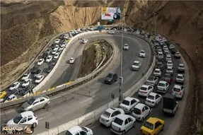 جاده چالوس یک طرفه شد