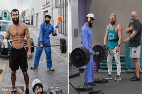 دوربین مخفی؛ وزنه زدن ولادیمیر شموندنکو رو ببین چقدر حرفه ایه باورت نمیشه نظافتچی باشه