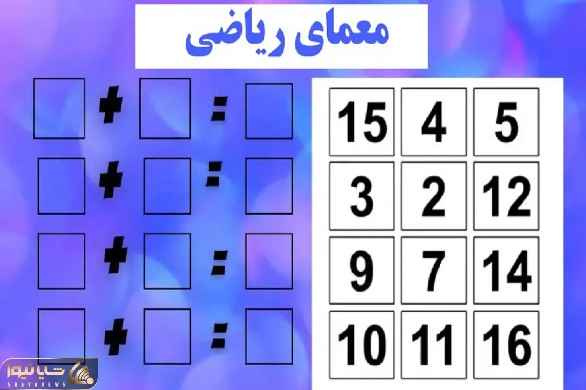 بازی فکری؛ این معادله ریاضی را حل کن