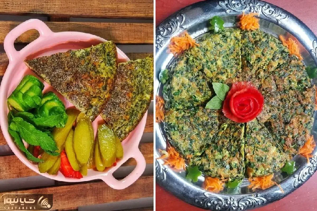 طرز تهیه کوکوی برگ سیر شمالی به روش اصیل / یه غذای ساده اما فوق العاده خوشمزه