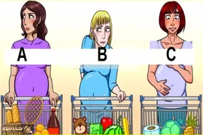 هوش تصویری؛ اگه فکرمیکنی تیزهوشی بگو کدوم از این خانوما باردار نیست و هندوانه دزدیده؟