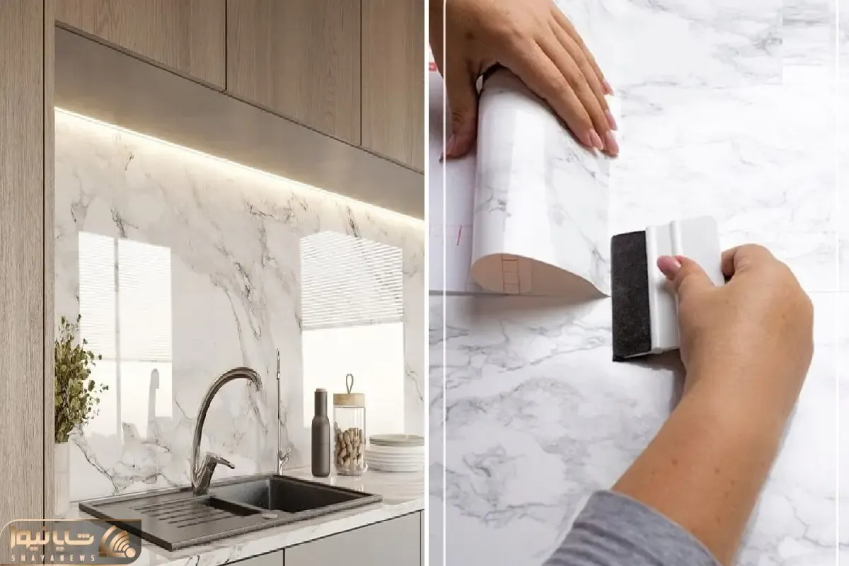 راه های نو کردن کاشی بین کابینتی بدون عوض کردنش / دکوراسیون آشپزخونه رو ارزون شیک کن