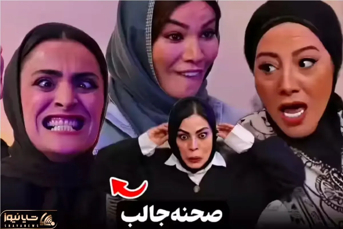 صحنه جالب؛ ادا اطوارای چپولکی متین ستوده و بازیگرا وقتی زهره اشون تو شام ایرانی ترکید