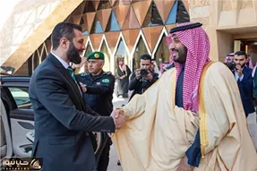 جولانی در ریاض با محمد بن سلمان دیدار کرد + جزئیات