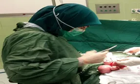 توده عظیم 8 کیلویی راز برآمدگی شکم زن همدانی!