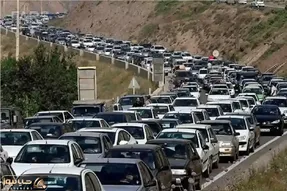 جاده چالوس برای چهارمین روز یک‌طرفه شد