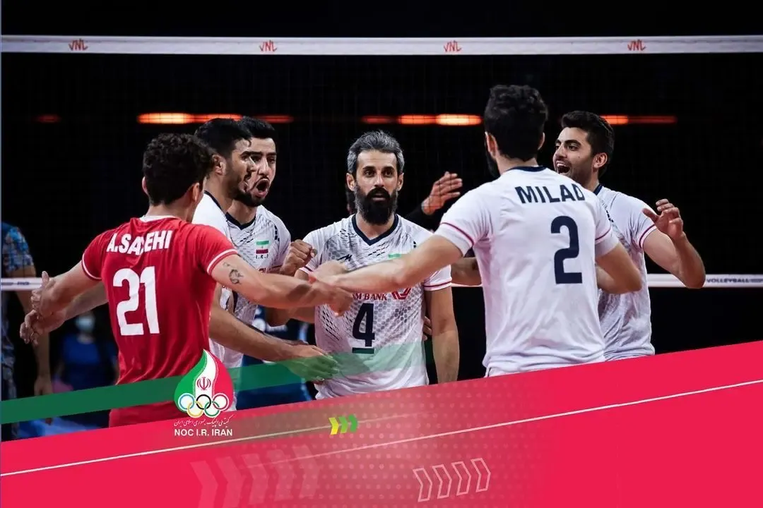 (ویدیو) خلاصه بازی والیبال ایران لهستان در المپیک شنبه 2 تیر