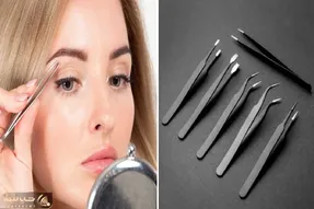 تیز کردن موچین ابروی کُند با ترفند آرایشگر؛ با این وسیله ی کاری بشمار سه تیز و بز شده
