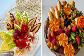ویدیو پذیرایی شیک و پیک؛ مهمونی داری دیس میوه رو اینجوری دیزاین کن تا همه کیف کنن