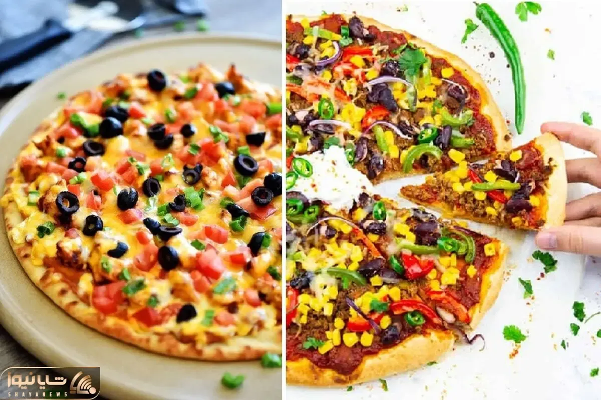 طرز تهیه پیتزا مکزیکی با فر و بدون فر / یه پیتزای خونگی با طعم و مزه بی نظیر