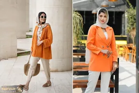 میدونی مانتو نارنجی رو با چه رنگی باید ست کنی؟ با معجزه رنگ نارنجی در استایل آشنا شوید