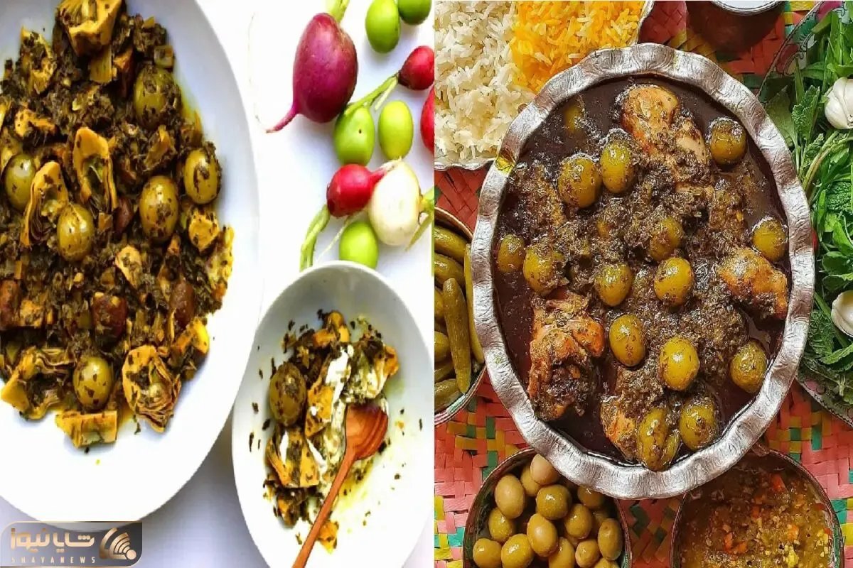 طرز تهیه خورشت گوجه‌ سبز با مرغ به سبک مجلسی شمالی‌ ها/ یک انتخاب خاص برای مهمانی‌