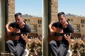آواز خیابانی؛ ببینید پسر دلشکسته چه احساس برانگیز لبه سکو نشسته و گیتار میزنه!