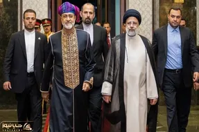 (عکس) دست‌ دادن سلطان عمان با این خانم در تهران خبرساز شد