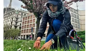 (عکس) سبزه گره زدن الناز شاکر دوست در 13 به در لاکچری!