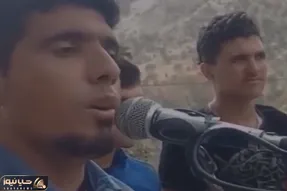 آواز شاد؛ خواننده لر تو کوه دشت چه بند و بساطی به راه کرده و آهنگ بلال بلام رو میخونه