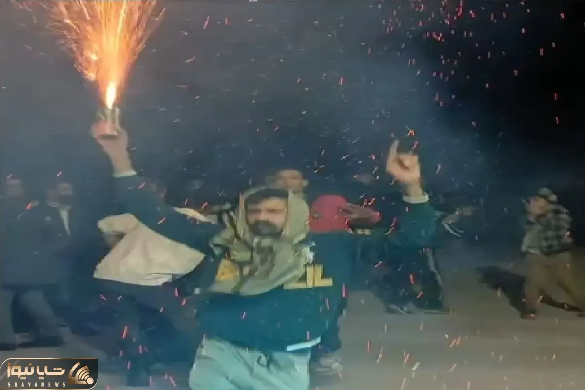 آواز شاد؛ این آقا جوگیر آبشار چهارشنبه سوری رو میقاپه باهاش میرقصه کسی برگش نموند