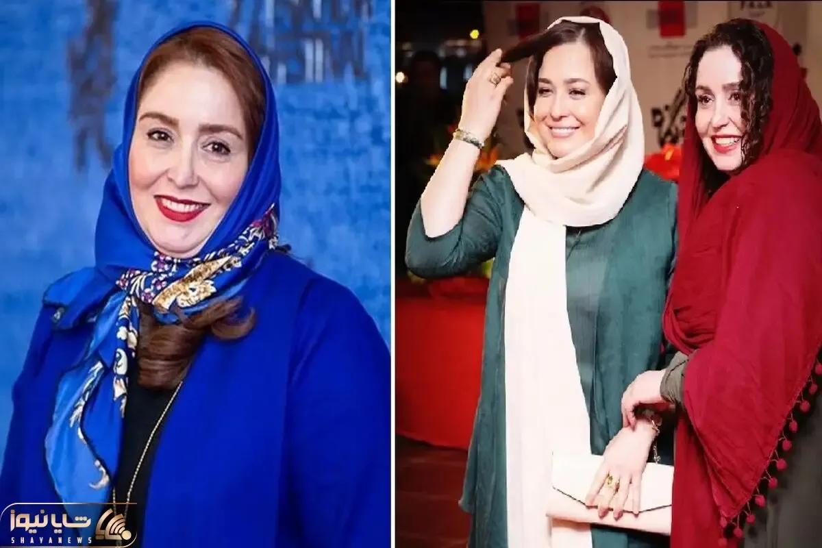 ژاله صامتی با دخترانش که قیافه ای کُپ خودش هستن / بیوگرافی و ویار در پنجاه و دو سالگی