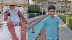 (ویدئو) مراسم تشییع «علی لندی» نوجوان فداکار ایذه‌ای؛ ماجرای فداکاری او چه بود؟