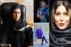 آراویرای فریبا نادری با لباس خونگیِ لوکسش چه رخی دست و پا کرد؛ بعد ستایش بلوندی شدااا