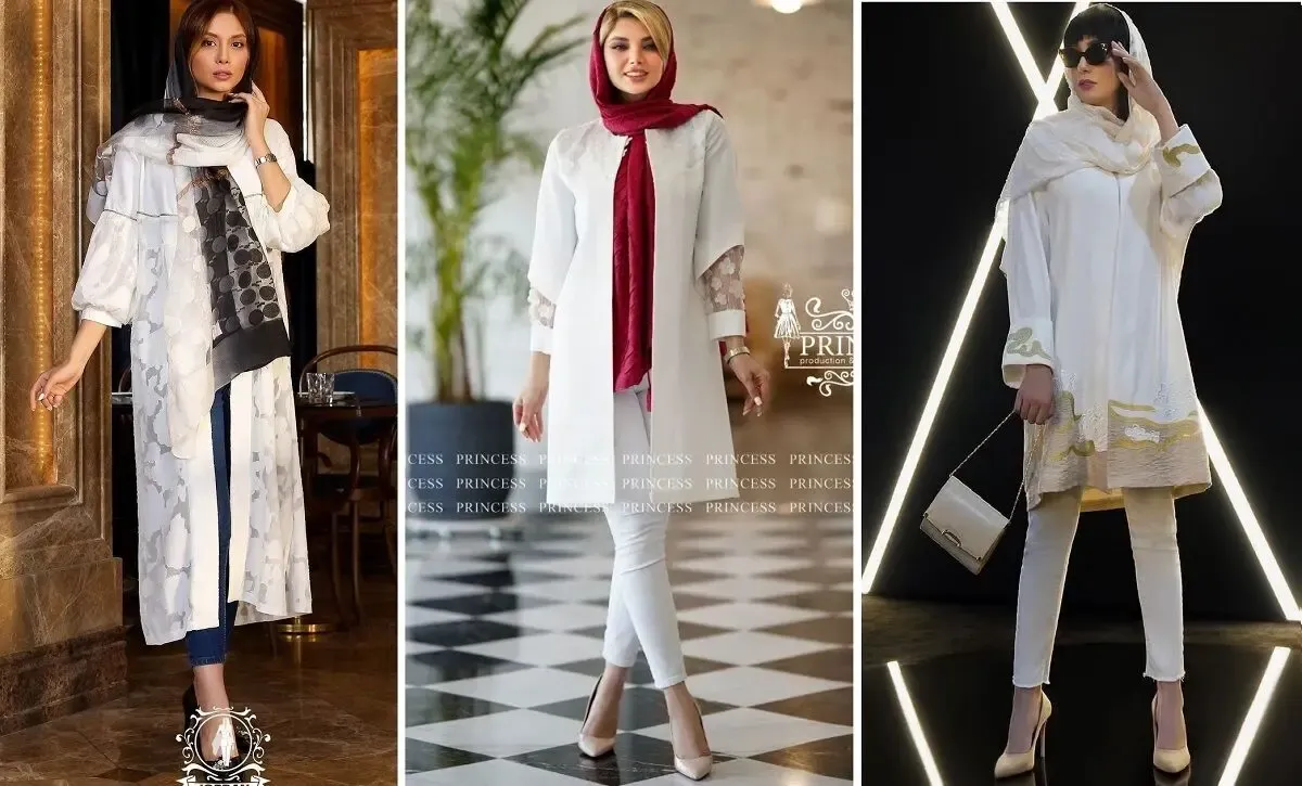 مانتوی سفیدُ با شلوار چه رنگی بپوشیم؟