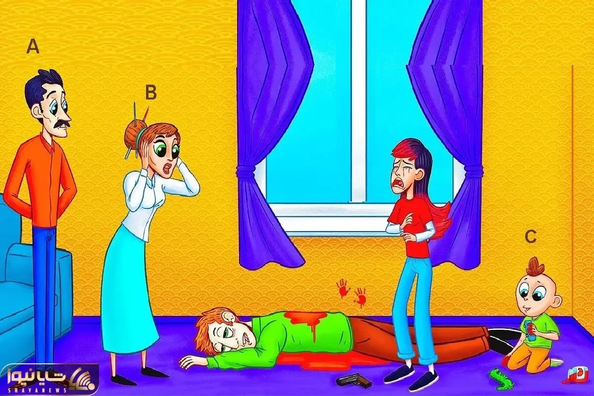 هوش تصویری؛ اگه همه باهوشارو دور زدی سریع بگو کدوم از این افراد قاتل شوهر این خانومه؟