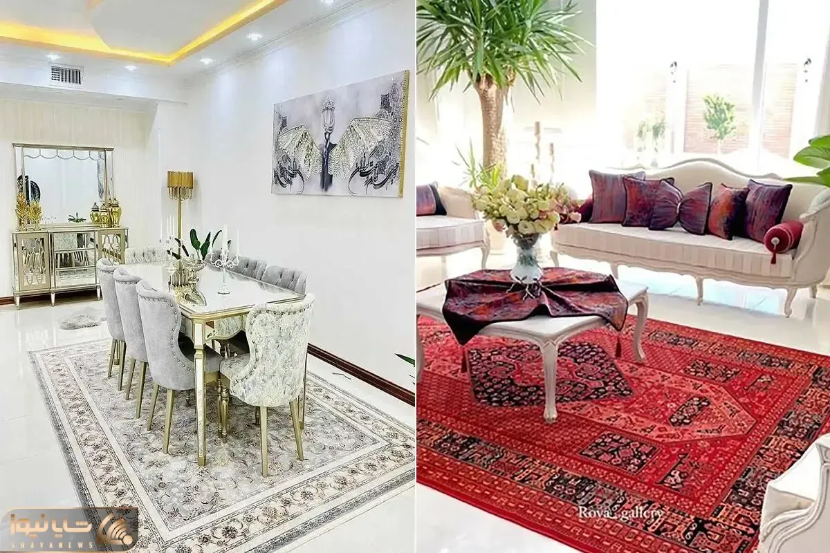 برای پذیرایی با سرامیک سفید چه رنگ فرشی بهتره / با اینا خونت همیشه مثل تازه عروسه