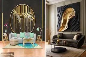 مدل های دیزاین دیوار با سبک و سیاق اروپایی؛ ست سازی رنگ و نقش دیوار با مبلمان و عناصر