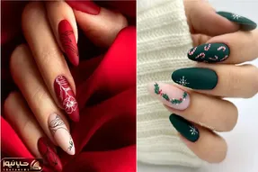 ایده های جذاب برای ناخن یلدایی چشم فک و فامیل درار/ یبار بزنی دیگه پاکش نمیکنی