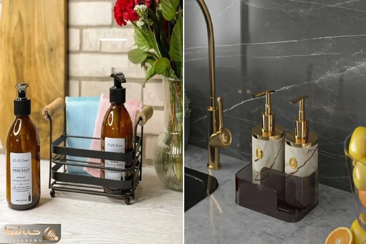 جای ریکا و اسکاچ جدید / مایع ظرفشویی رو با جاش نذاری روی سینک خیلی ضایس با اینا قشنگه