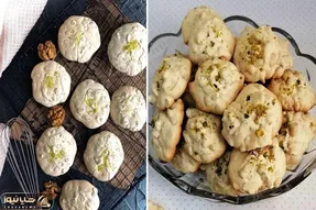 شیرینی پفکی گردویی مخصوص عید نوروز / سه سوته خوشمزه ترین شیرینی رو بپزید