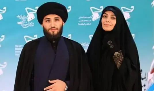 (عکس) تصویری عاشقانه از الهام چرخنده و همسرش بدون لباس روحانیت