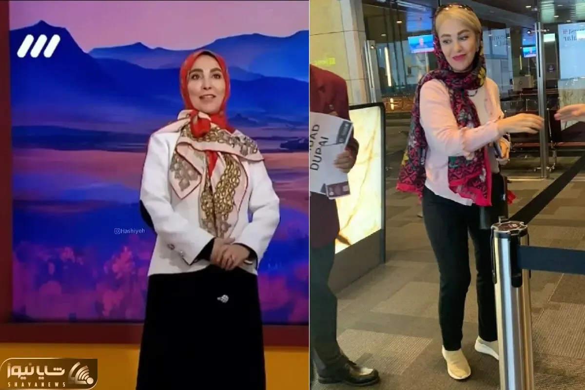 (عکس) ژیلا صادقی با استایل خبرساز در راه برگشت به آمریکا